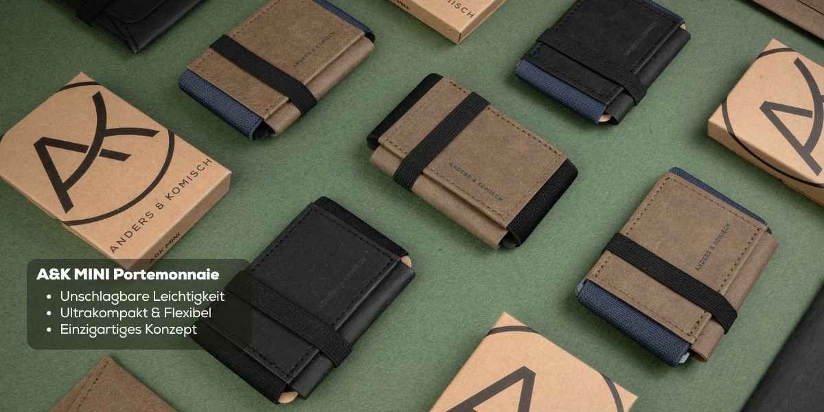 A&K Mini Portemonnaie in Handarbeit